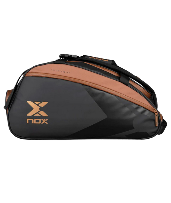 NOX LUXURY OPEN SERIES BLACK BROWN PADEL BAG