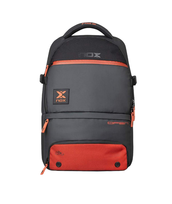 NOX LUXURY OPEN SERIES BACKPACK BLACK/RED