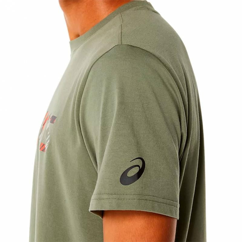Asics Wild Camo T-shirt Lichen Green