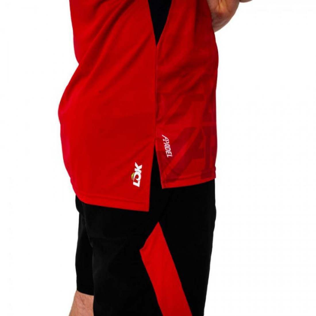 Lok A1 Padel Hood Red TShirt