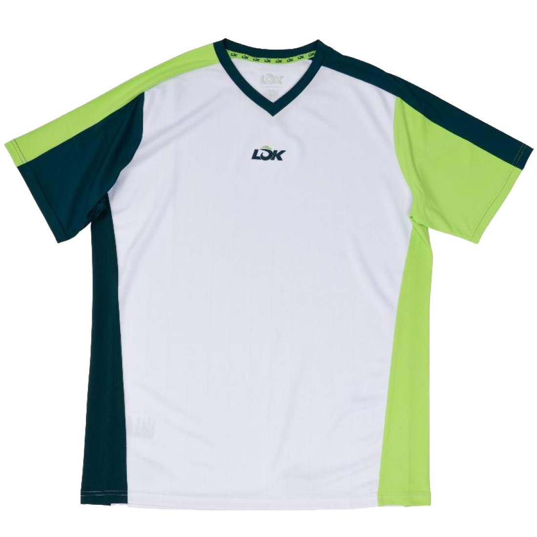 Lok Alima White Green Shirt