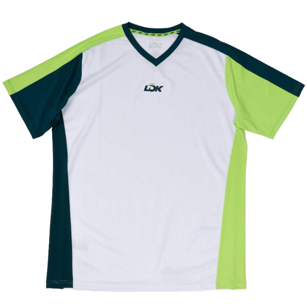 LOK ALIMA WHITE GREEN SHIRT