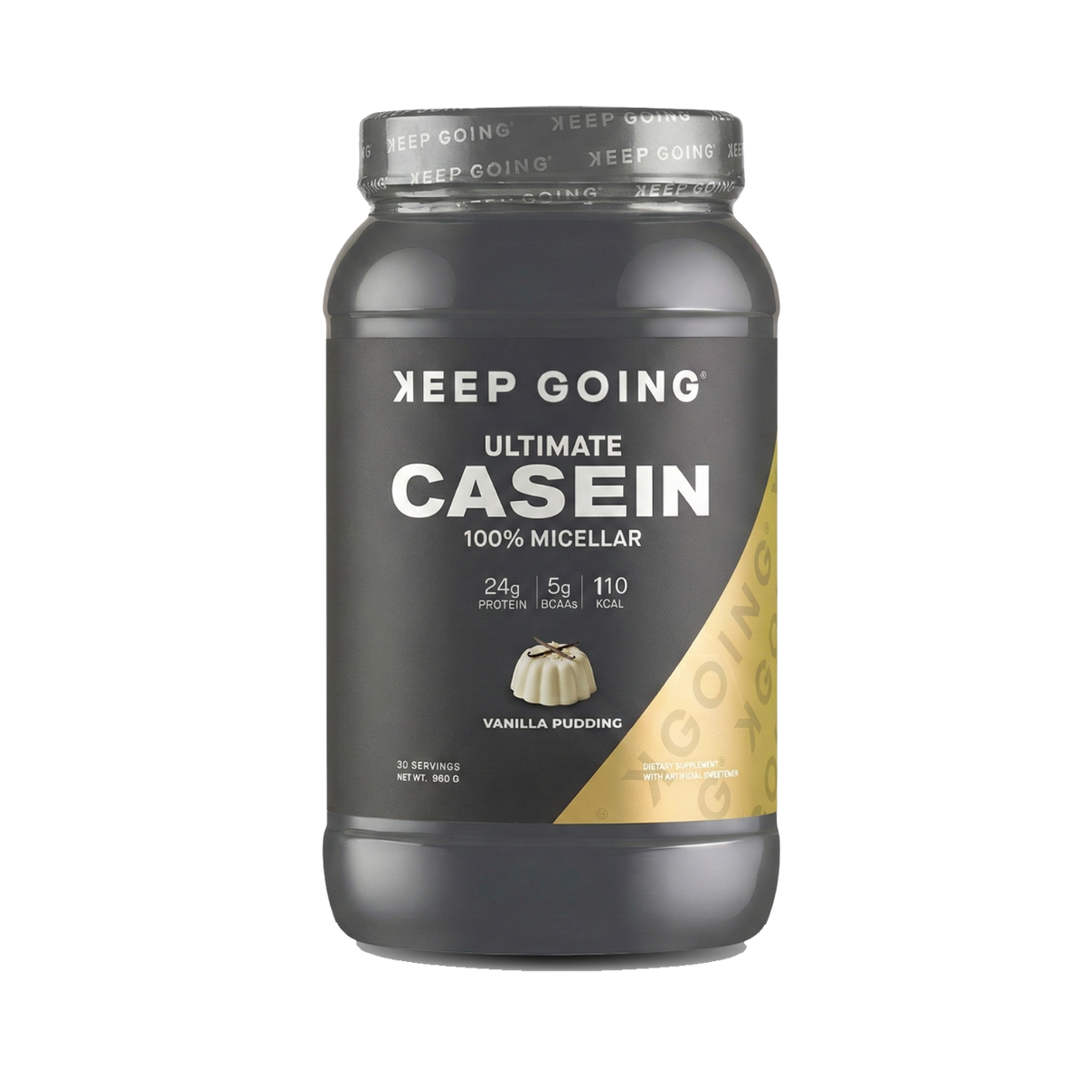 Keep Going Ultimate 100% Micellar Casein Vanilla Pudding