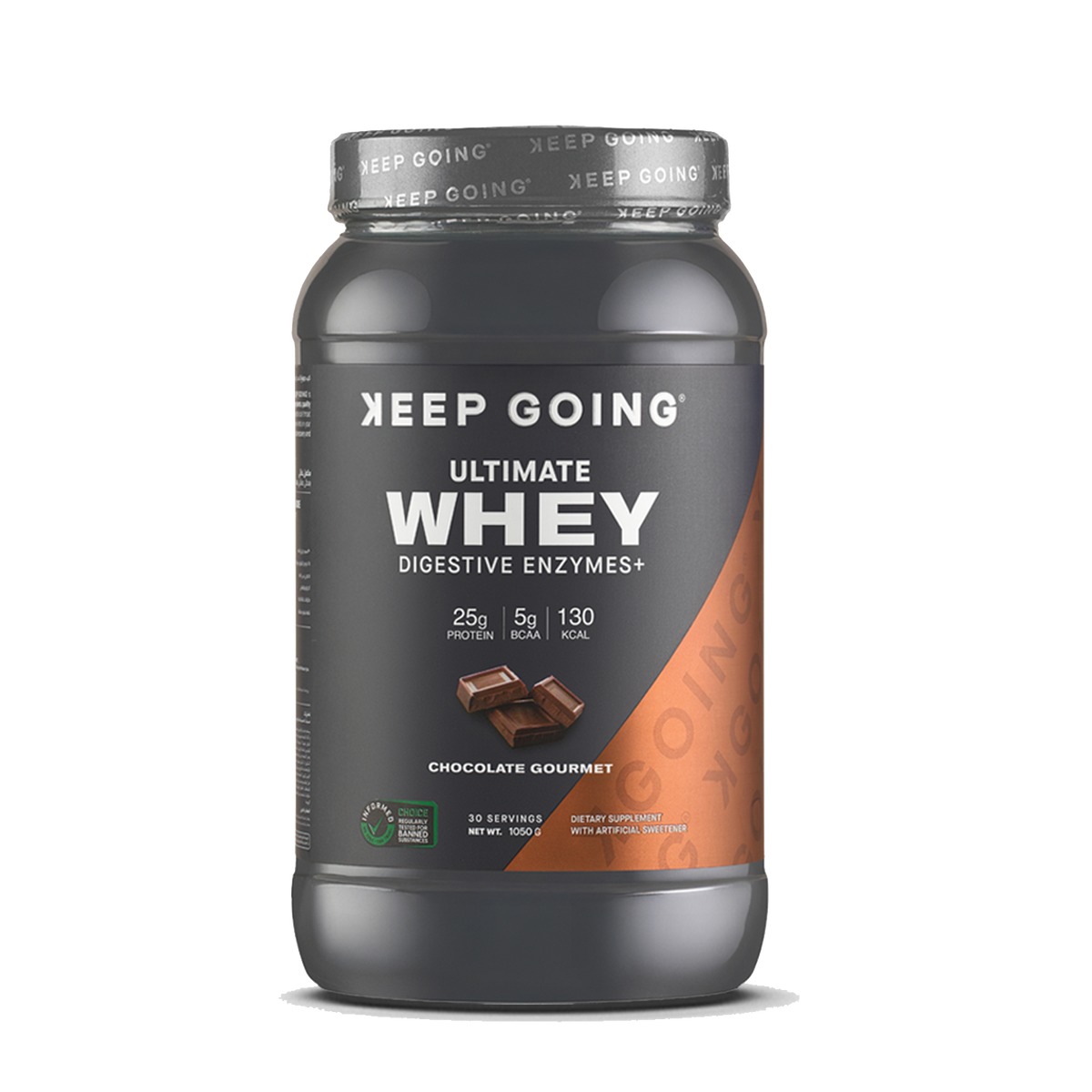 Keep Going Ultimate Whey Digestive Enzymes+ Chocolate Gourmet