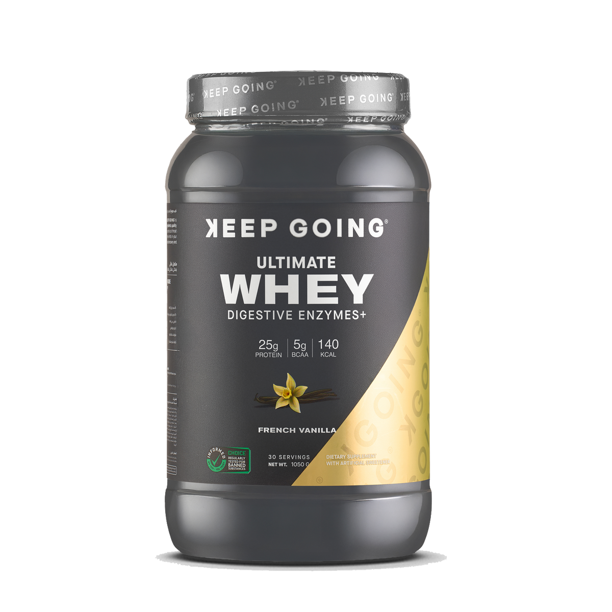 Keep Going Ultimate Whey Digestive Enzymes+ French Vanilla