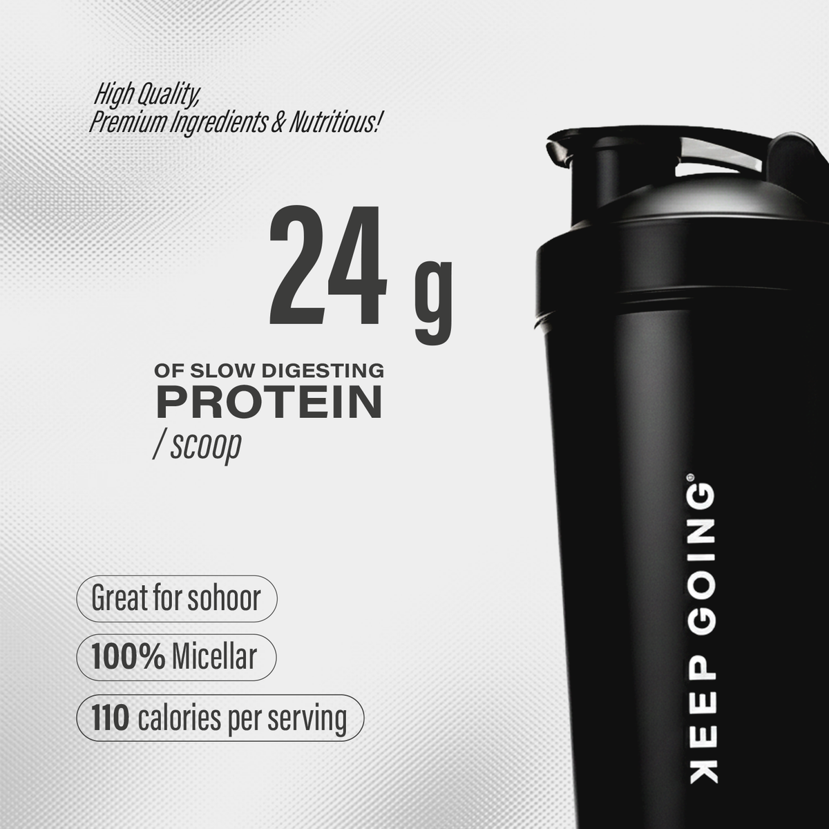 Keep Going Ultimate 100% Micellar Casein Midnight Choco
