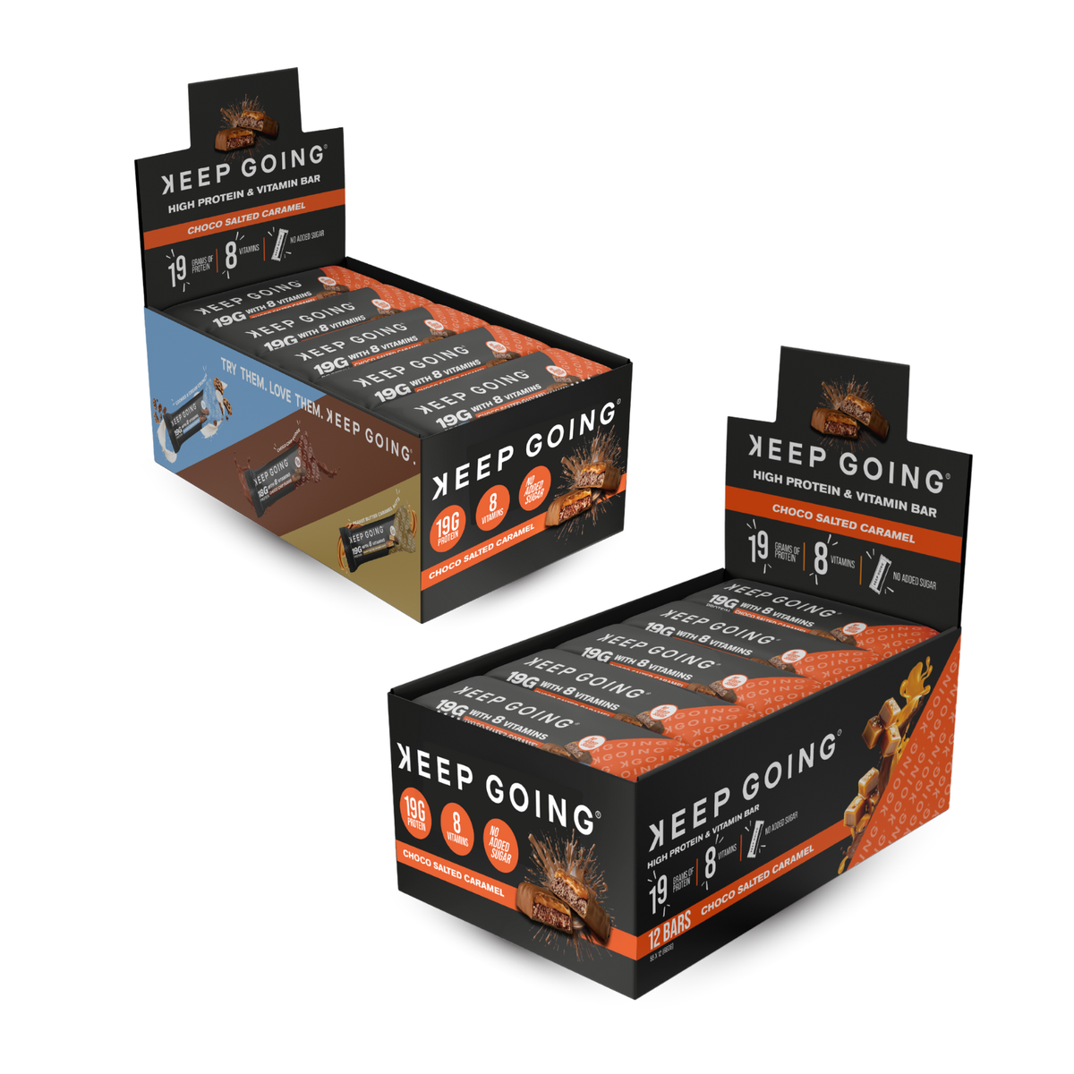 Keep Going Protein & Vitamin Bar Choco Salted Caramel