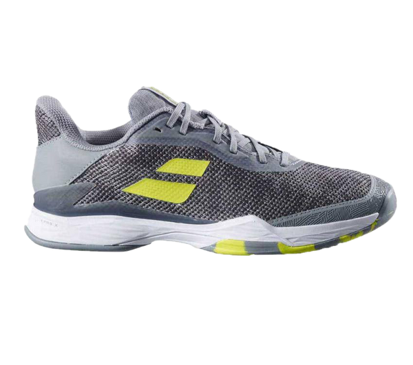 BABOLAT JET TERE CLAY SHOES DARK GRAY NEON GREEN