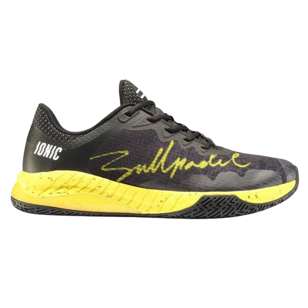 BULLPADEL IONIC 24I BLACK YELLOW SHOES